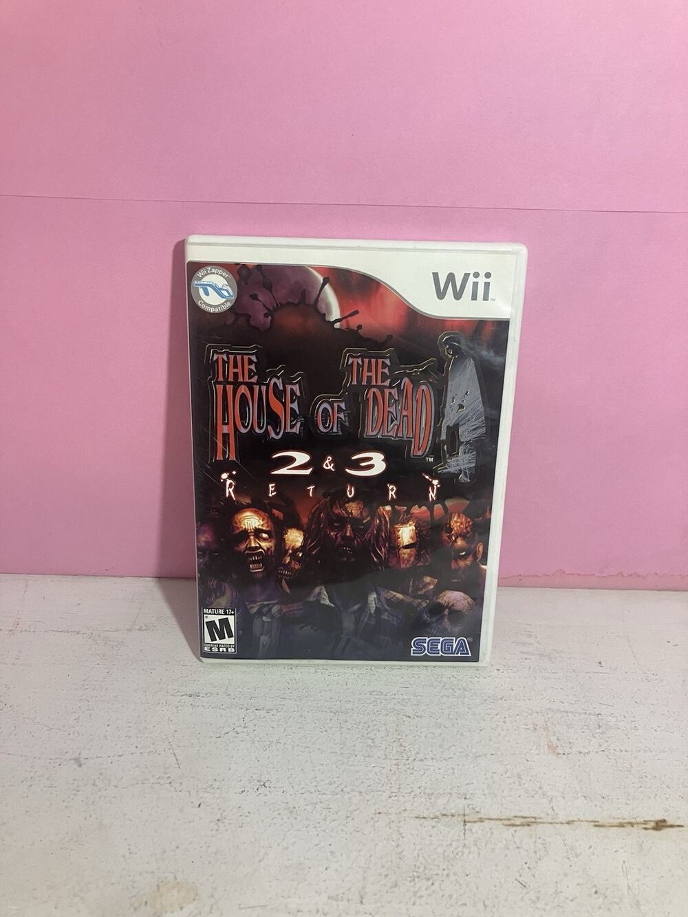 The House of the Dead 2 & 3 Return (Nintendo Wii, 2008), Complete & Tested